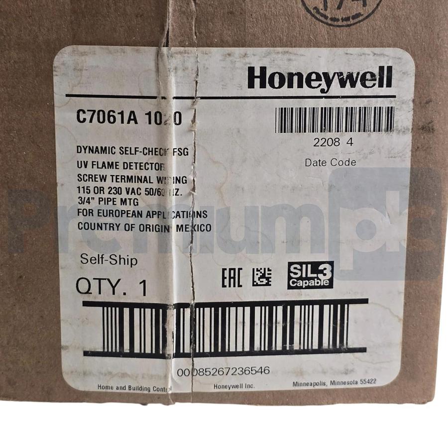 Honeywell C7061A1020 | C7061 A 1020 Purple Peeper UV Flame Detector SIL3 NSMP