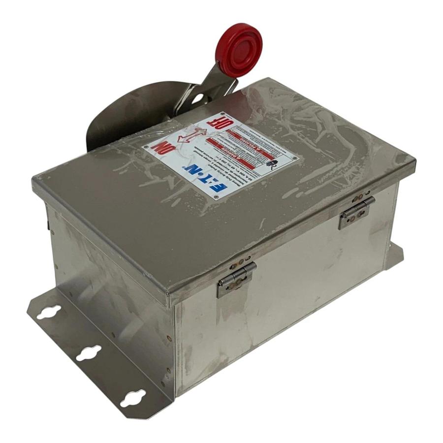 Eaton DH362UWK Heavy Duty Safety Switch 60A 3P 600V Non-Fusible NEMA 4X S.S NEW