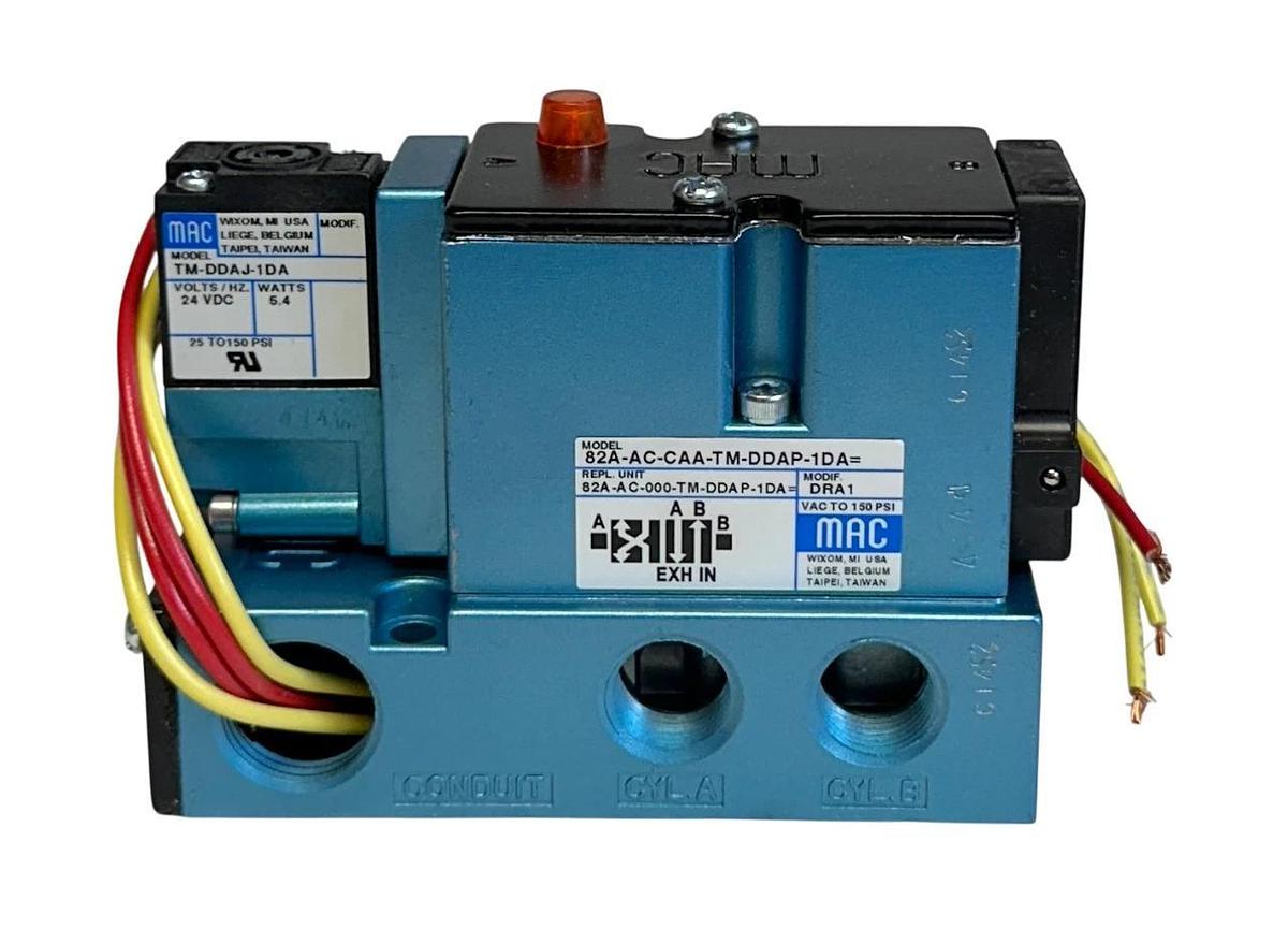 MAC 82A-AC-CAA-TM-DDAP-1DA / 82AACCAATMDDAP1DA SOLENOID VALVE 24VDC 5.4W NSMP