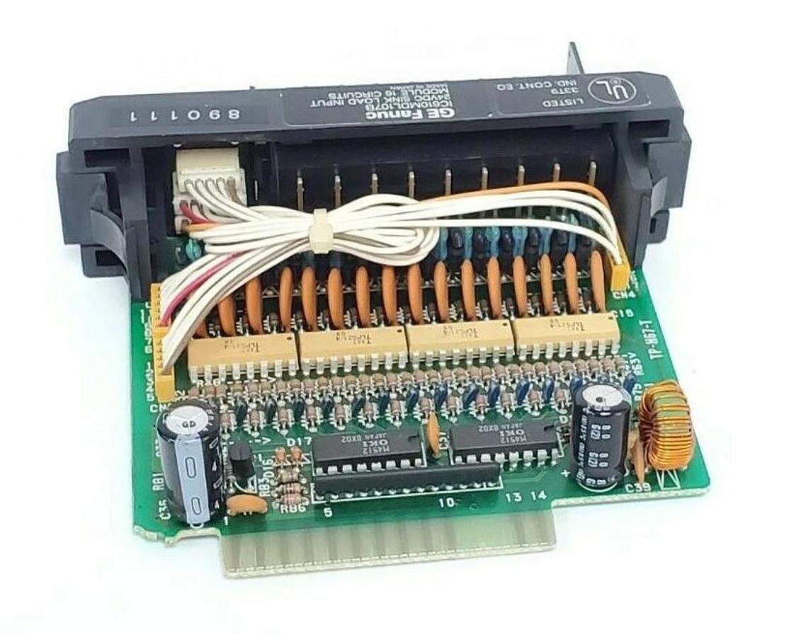 Used GE FANUC IC610MDL107B 24VDC SINK LOAD INPUT MODULE 16 CIRCUITS