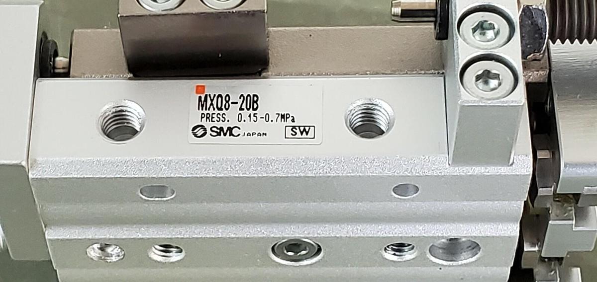 NEW SMC MXQB-208 SLIDE TABLE SHOCK ABSORBERS BOTH ENDS 8MM BORE 20MM STROKE