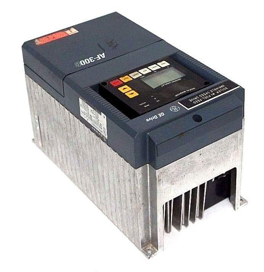 Used GENERAL ELECTRIC 6VAF343005B-A1 AF-300 DRIVE 5HP, 380-460V, 9.5A, 50/60HZ