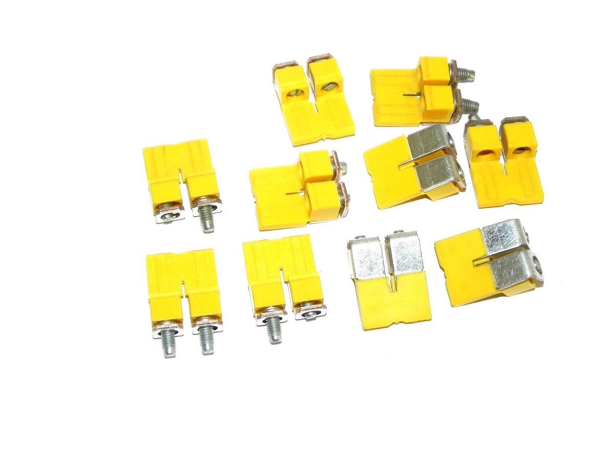 Used LOT OF 10 WEIDMULLER 1052360000 CONN JUMPER TERM. BLOCKS 8.0MM