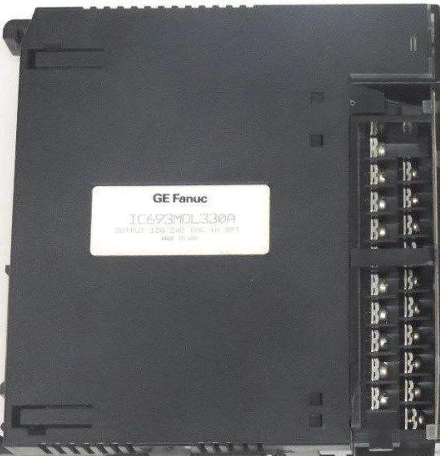 Used LOT 2 GE FANUC IC693MDL330A OUTPUT MODULES 120/240VAC, 1AMP, 8 POINT