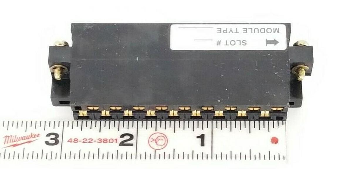 Used FUJIKURA DDK DDK18-B TERMINAL BLOCK PLUG CONNECTOR, 18 POSITON, BLACK, DDK18B