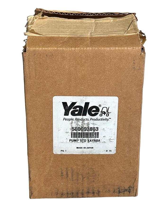 Used NEW YALE 580003863 HYDRAULIC PUMP STD KAYABA FOR FORKLIFT 1455066 1I2706