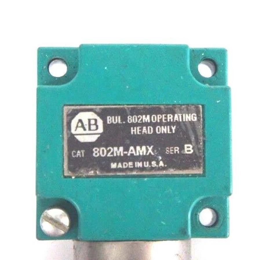 Used ALLEN BRADLEY 802M-AMX OPERATING HEAD SER B, 802MAMX