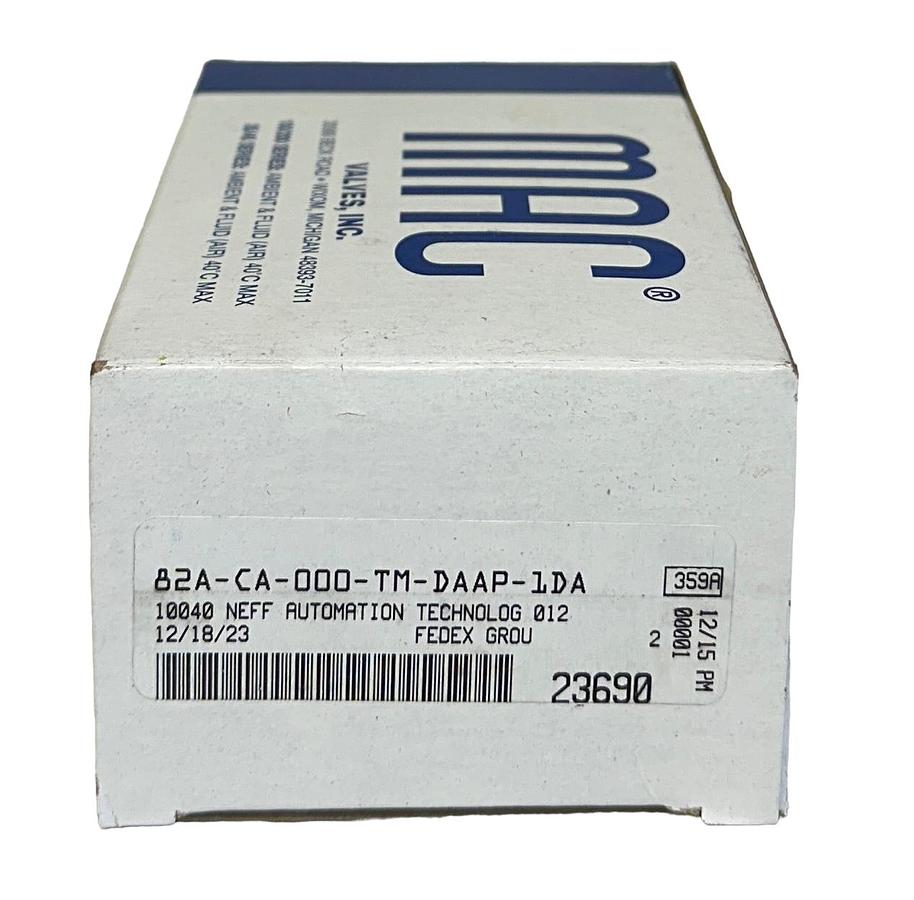 Used MAC 82A-CA-000-TM-DAAP-1DA / 82ACA000TMDAAP1DA SOLENOID VALVE 82 SERIES NSMP