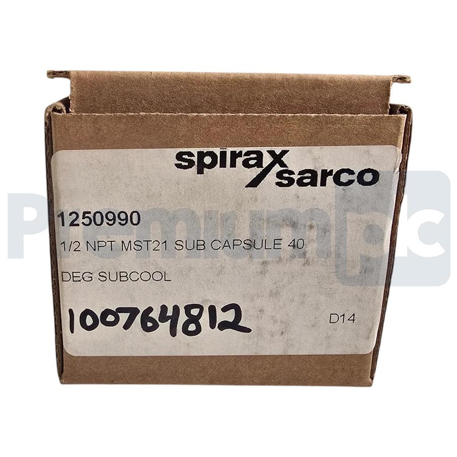 Spirax Sarco 1250990 MST21 Thermostatic Steam Trap 1/2" FNPT 518°F 304psig NSMP
