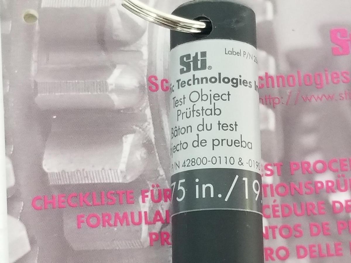 Used NEW STI 42800-0110 & -0190 TEST OBJECT 0.75 IN. / 19.0MM