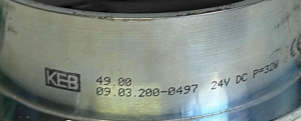 Used NEW KEB 09.03.200-0497 / 09032000497 ELECTROMAGNETIC CLUTCH 24Vdc 32W 49.00