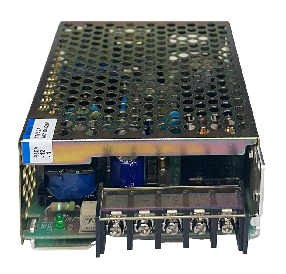 Used COSEL R50A-12 / R50A-12-N / R50A12 R SERIES POWER SUPPLY 12V 4.2A 50/60Hz NSMP