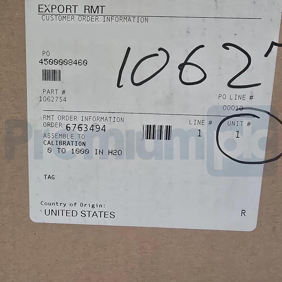 Rosemount 3051 Smart Pressure Transmitter 0-1000inH2O 3051CD3A03A1AH2B7E5M5L4