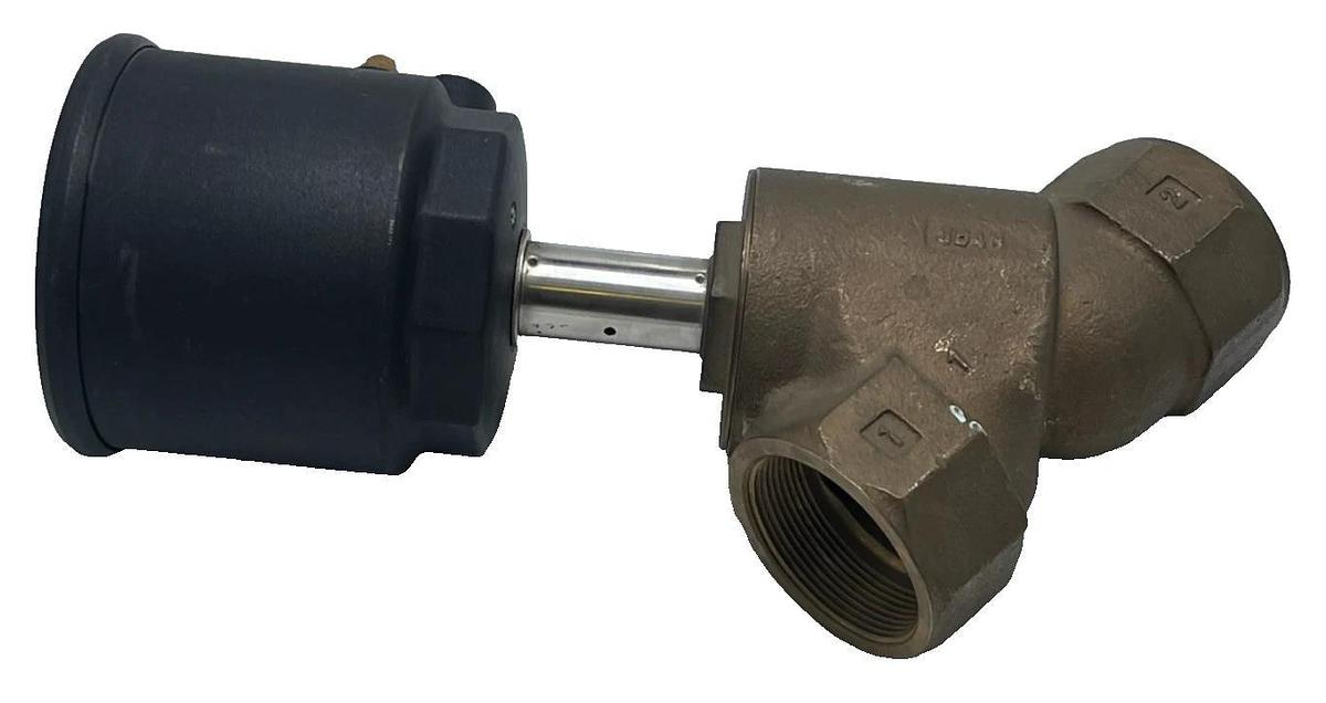 ASCO 8290A025 2" NPT Angle Body Piston Valve Bronze 2/2 NC 90PSI 8290 NSNP