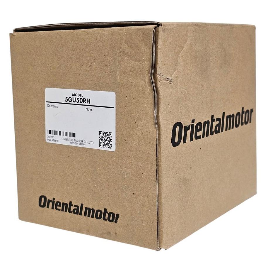 NIB ORIENTAL MOTOR 5GU50RH GEAR HEAD RIGHT-ANGLE HOLLOW SHAFT (50:1)