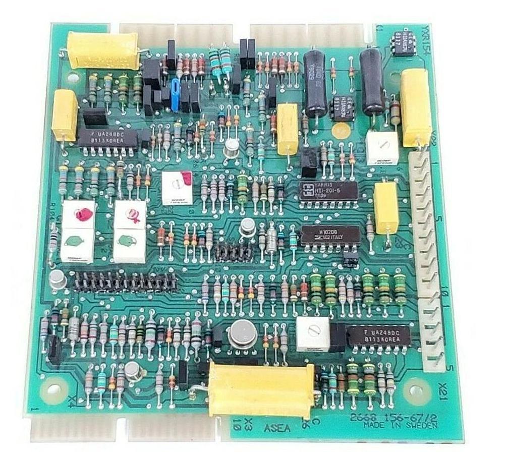 Used ABB YXR154 PROCESS CONTROL BOARD 2668 156-67/2 4890024-TG/1