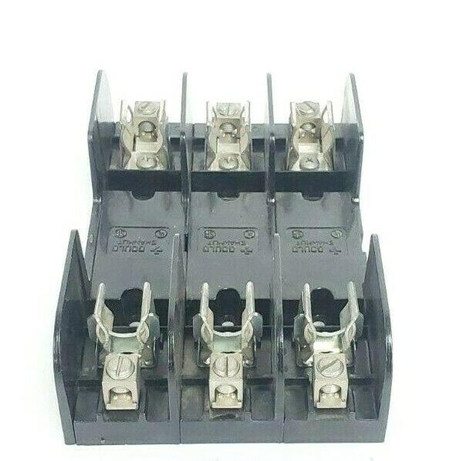 Used GOULD SHAWMUT 60308R 600V 30A FUSE BLOCK