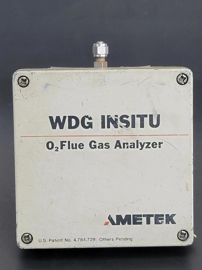 Used AMETEK WDG INSITU O2 FLUE GAS ANALYZER 90-130VAC 47-63HZ 150 VA MAX.