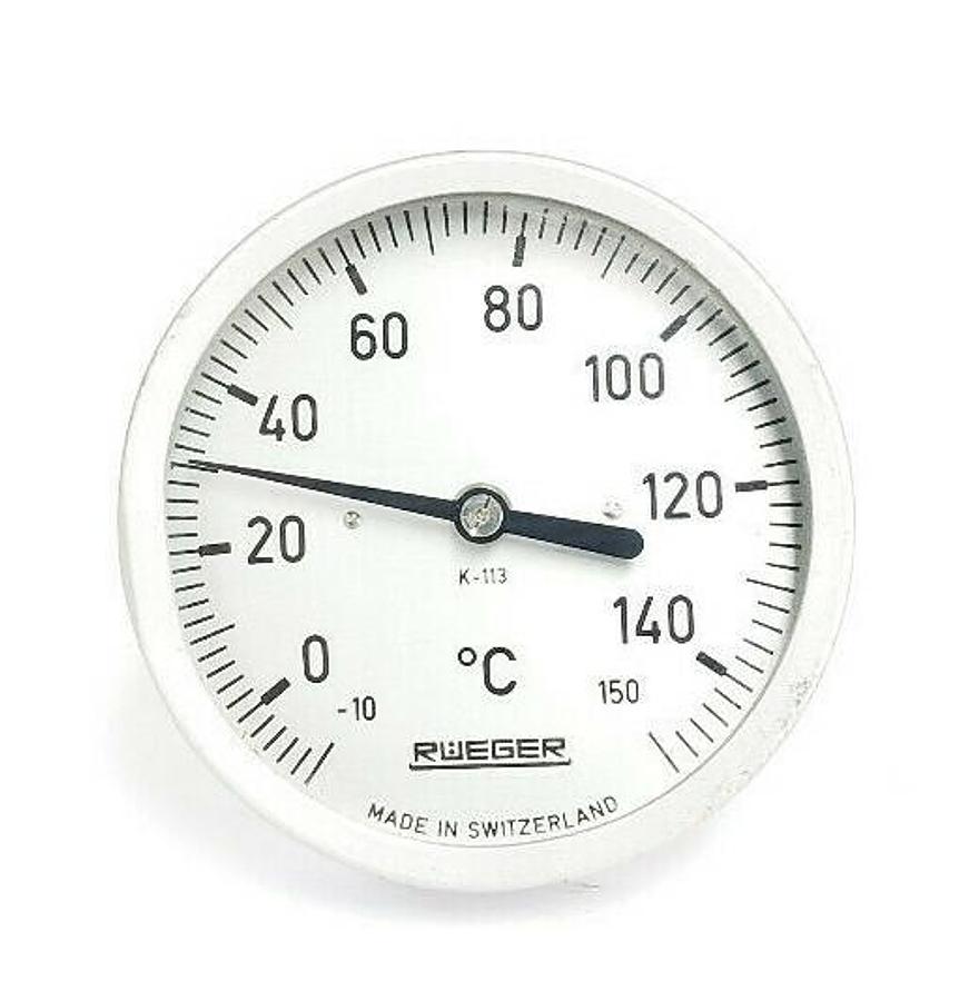 Used RUEGER -10 TO 150 DEGREE CELSIUS PROBE THERMOMETER K-113