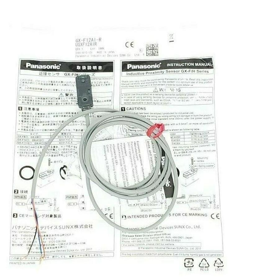 Used NEW PANASONIC GX-F12AI-R PROXIMITY SENSOR GXF12AIR