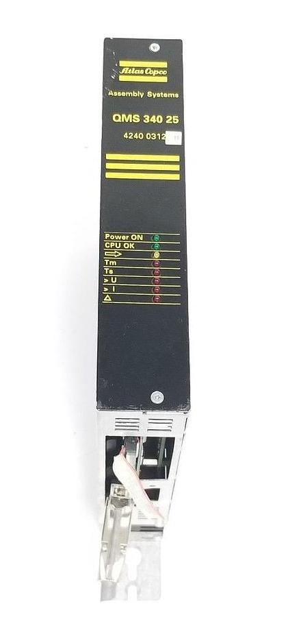 Used ATLAS COPCO QMS-340-25 SERVO CONTROLLER 4240031281-0007, 4240 0312 80, QMS34025