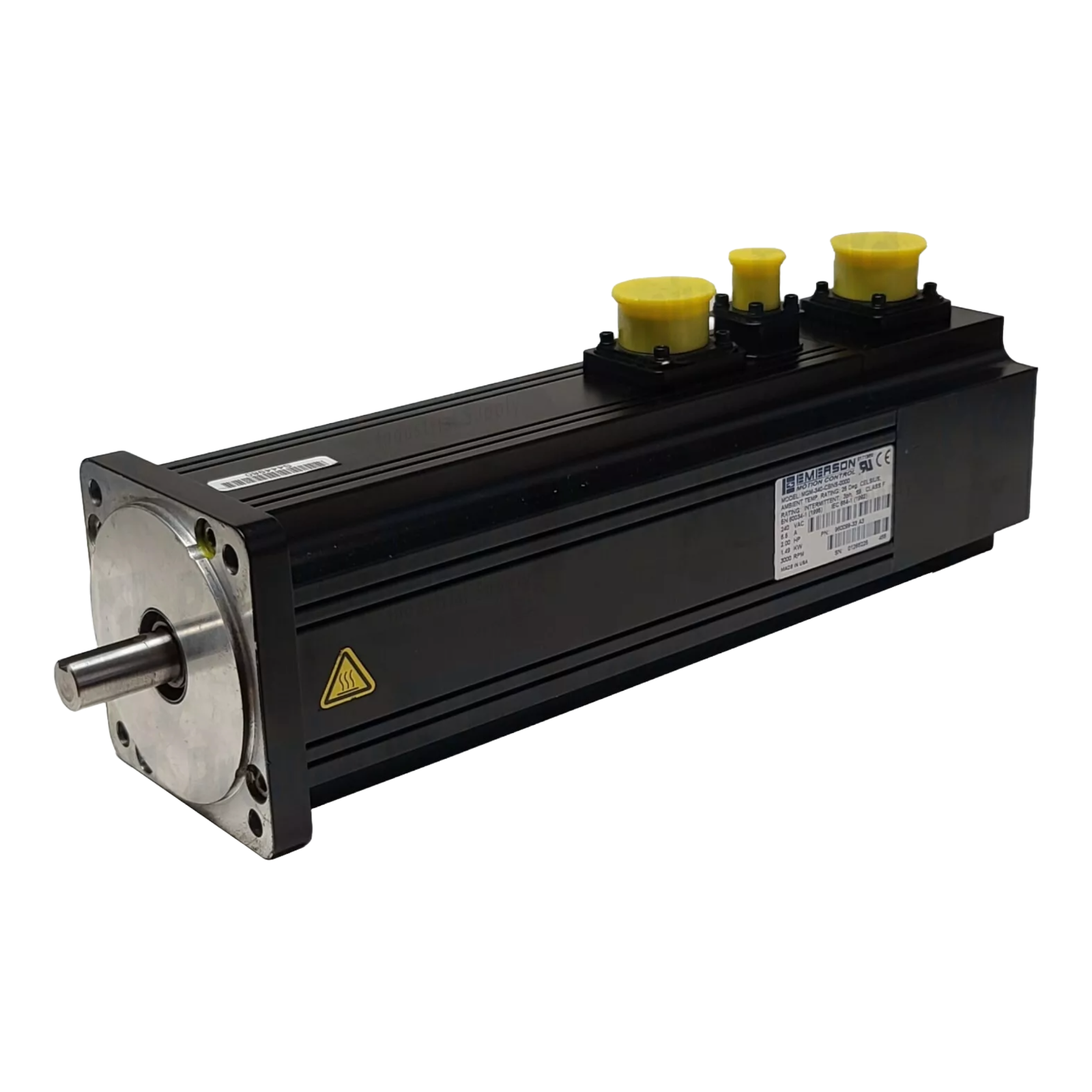 Used NEW EMERSON CONTROL TECHNIQUES MGM-340-CBNS-0000 SERVO MOTOR 960099-33 REV. A3