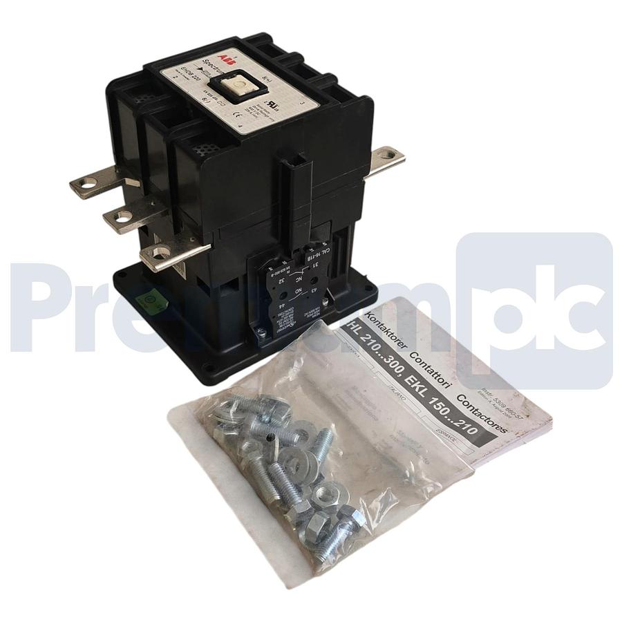 Used ABB EHDB220-21-11 DC Drive Contactor SK825485-AF EHDB220C-1L 110V/120V Coil XLNT