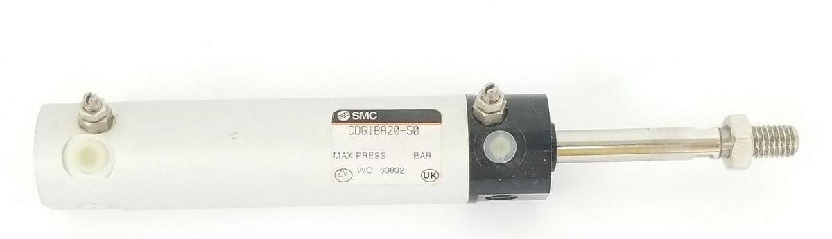 Used NEW SMC CDG1BA20-50 CYLINDER CDG1BA2050 SHORT STROKE