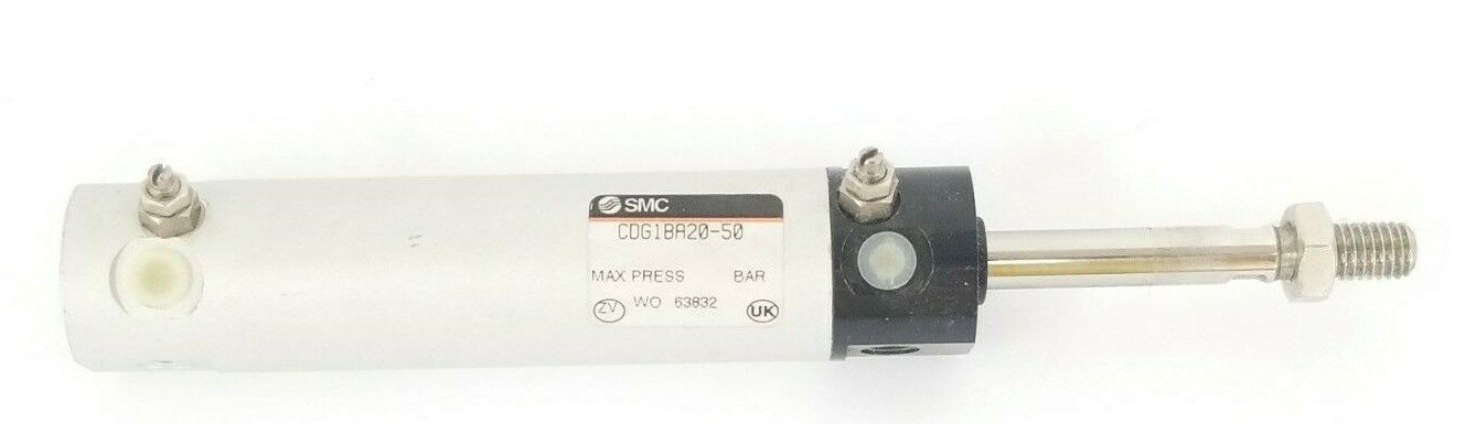 Used NEW SMC CDG1BA20-50 CYLINDER CDG1BA2050 SHORT STROKE
