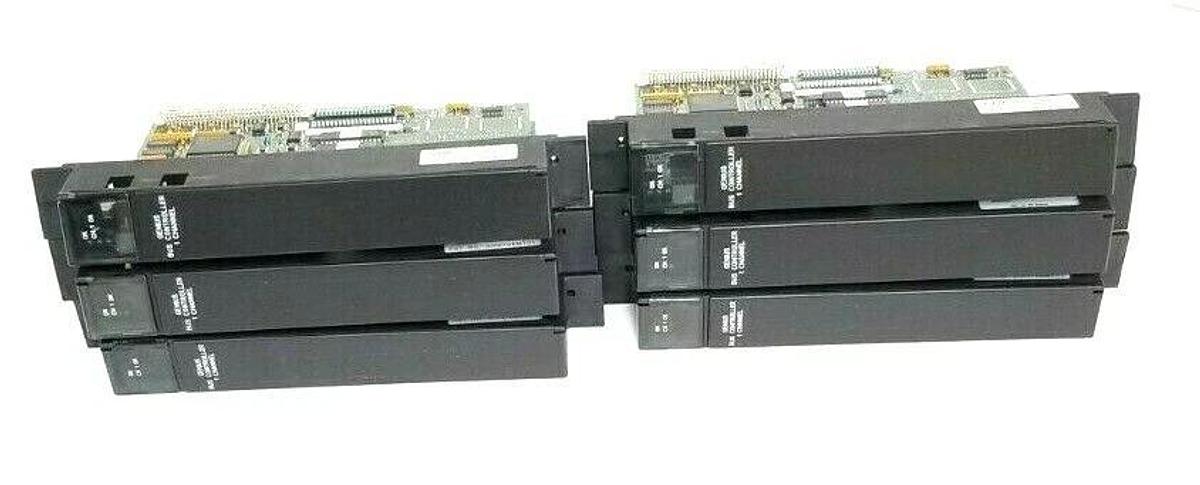 Used LOT OF 6 GE FANUC IC697BEM731L GENIUS BUS MODULES 44A729723-G01, IC697BEM731