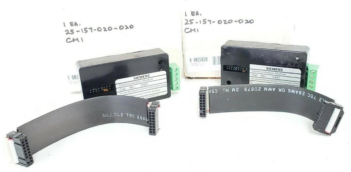 Used LOT OF 2 SIEMENS CM1 COMMUNICATION MODULES
