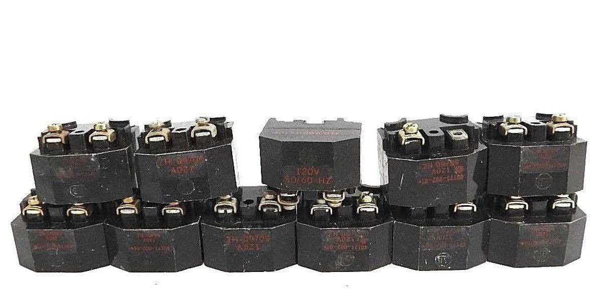 Used LOT OF 11 ALLEN BRADLEY 40171-002-01 TRANSFORMER MODULES FOR PILOT LIGHT 120V