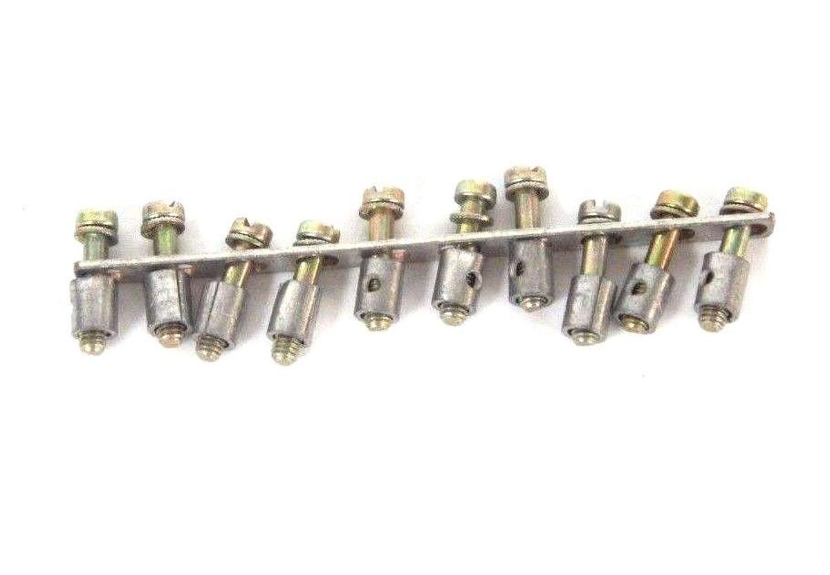 Used LOT OF 25 NEW WEIDMULLER 36860 CROSS CONNECT JUMPER BARS 10 POLE