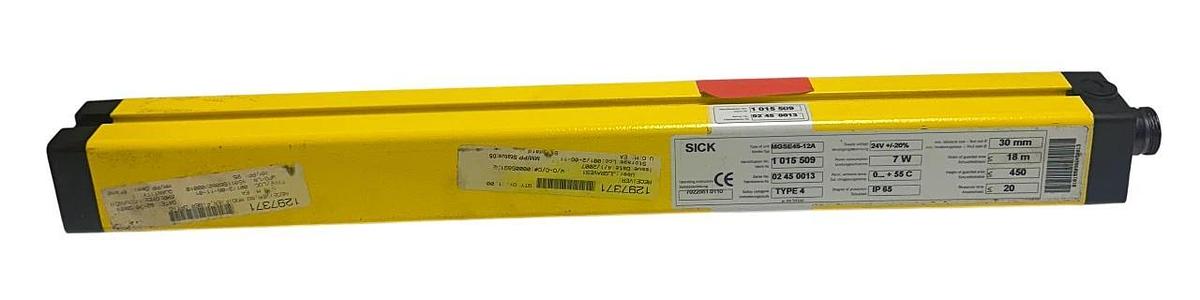SICK MGSE45-12A / 1015509 SAFETY LIGHT CURTAIN RECEIVER 24V 7W 30mm 18m NSNP
