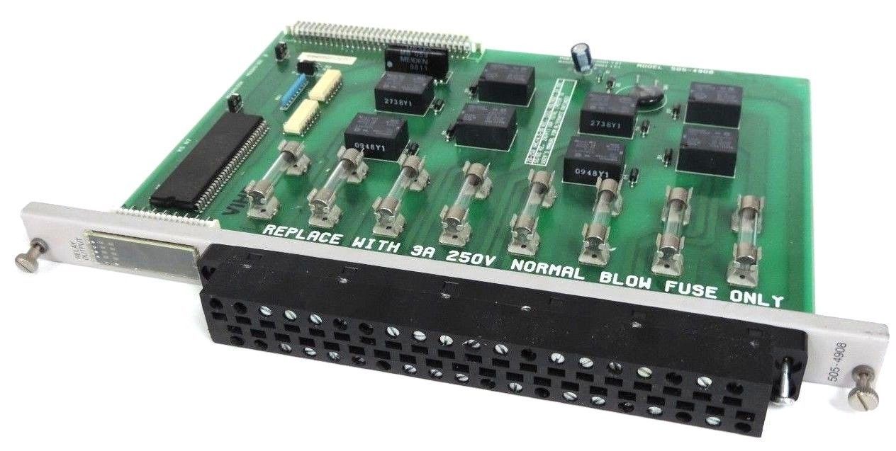 Used SIEMENS TEXAS INSTRUMENTS 505-4908 MODULE RELAY OUTPUT 20-250VAC 24VDC 5054908