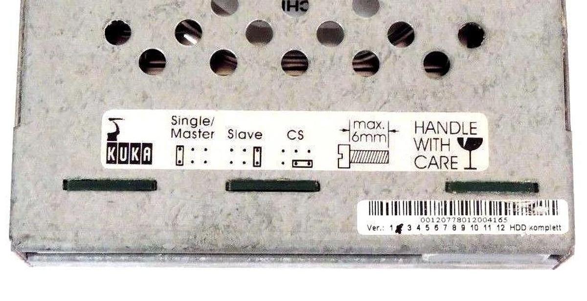 Used KUKA 00120778012004165 HDD VER. 2 HARD DRIVE