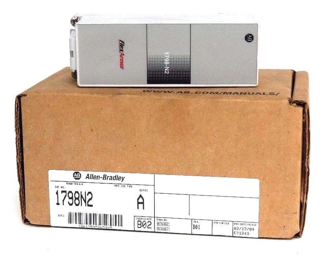 Used LOT OF 2 NEW ALLEN BRADLEY 1798-N2 FILLER MODULES SER A 1798N2