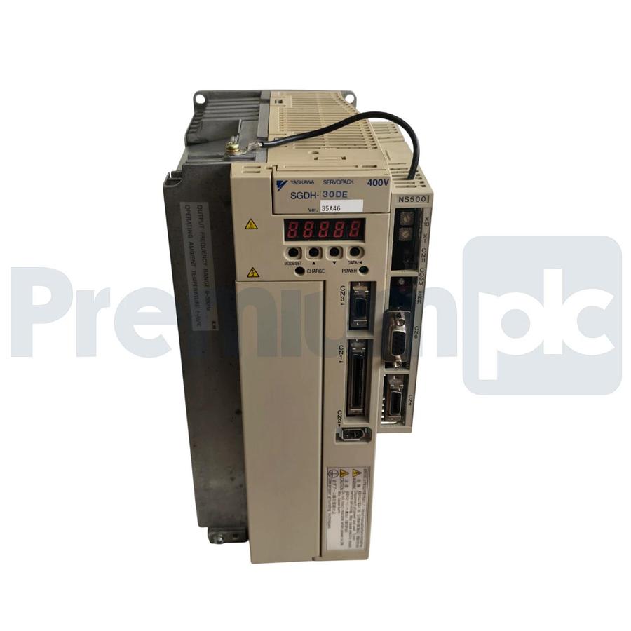 Used YASKAWA SGDH-30DE / SGDH30DE SIGMA II SERVOPACK AMPLIFIER 400V 3kW w/JUSP-NS500