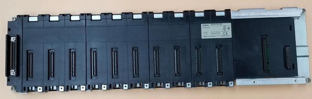 Used OMRON CS1W-BC102 BACKPLANE BASE UNIT 05602001 NK APP. 98A106 CS1WBC102
