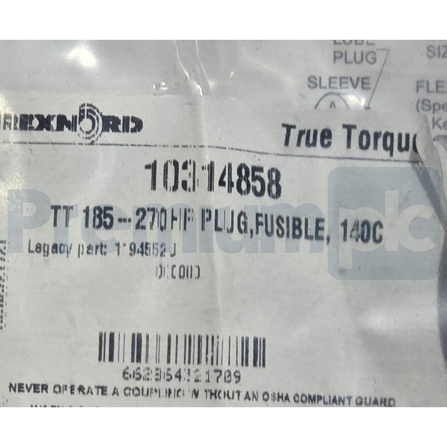 Used Falk Rexnord True Torque TT 270HFN20A FLUID Coupling W/O GEAR CPLG 10054372 NEW