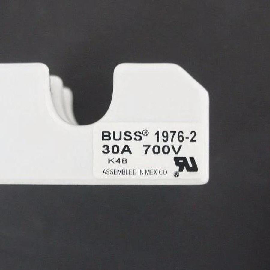 LOT OF 2 NEW BUSS 1976-2 CERAMIC FUSE HOLDERS 30A, 700V, 19762
