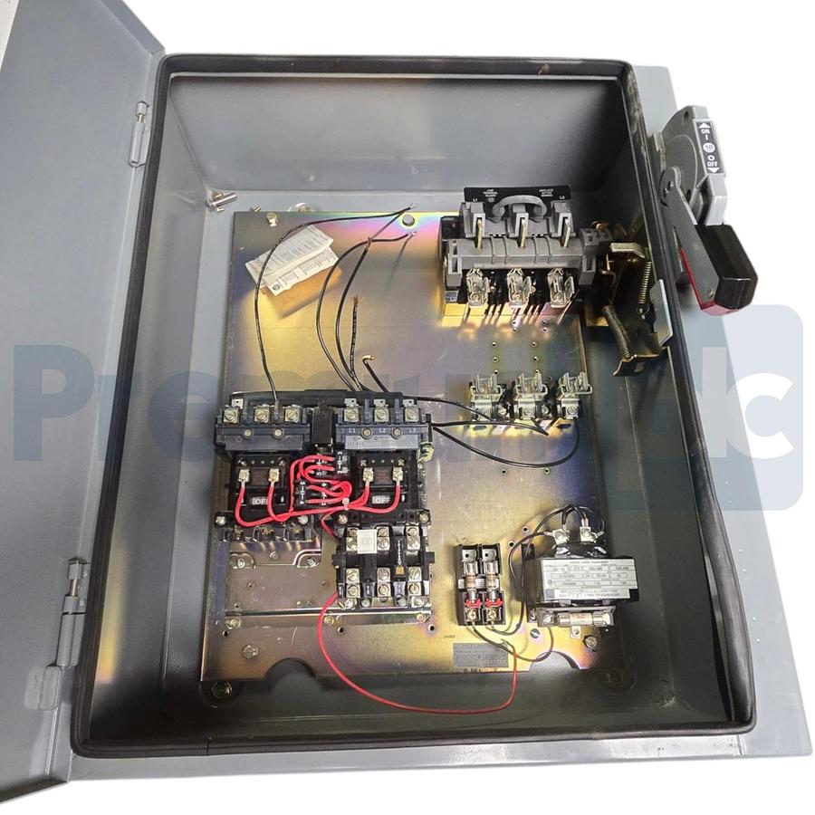 Used Allen Bradley 506-AJB-6P-24R /F Nema Size 0 Rvsg Combination Starter Disconnect