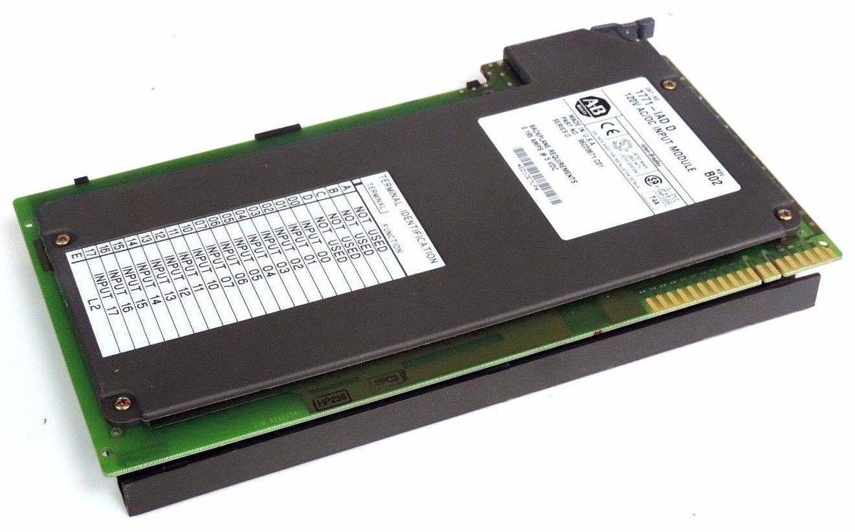 Used LOT OF 11 ALLEN BRADLEY 1771-IAD/D REV. B02 INPUT MODULES 1771IAD, 1771-IAD