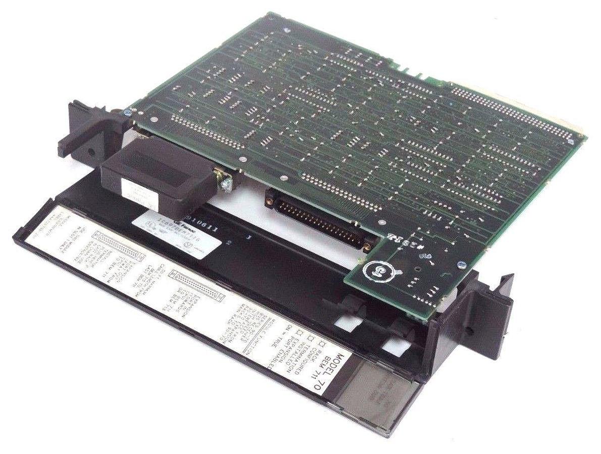 Used GE FANUC IC697BEM711G BUS RECEIVER MODULE IC697BEM711 W/ IC697ACC702A PLUG