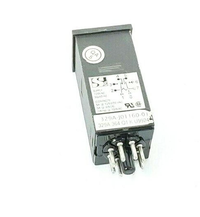 Used NEW ATC 329A-364-Q-1K TIMER DELAY RELAY 5-SEC 120V 50/60HZ, 329A364Q1K