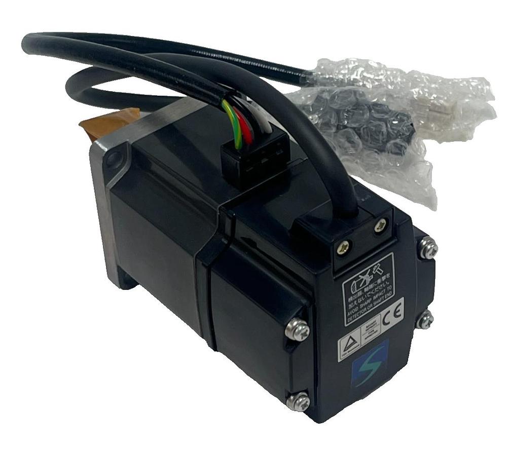 Used MITSUBISHI HC-KFS23K AC Servo Motor 200W 3000 RPM 3-Phase MELSERVO J3 Series