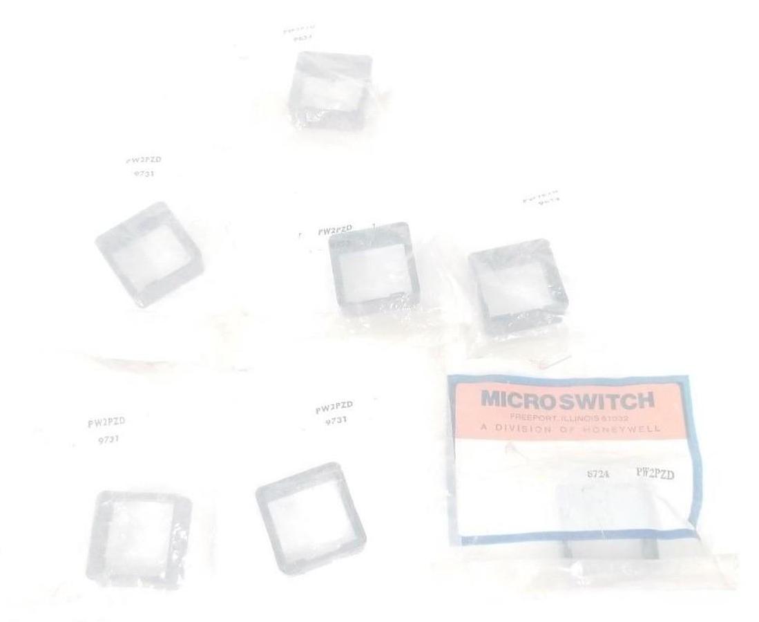 Used LOT OF 7 NEW HONEYWELL MICROSWITCH PW2PZD PUSHBUTTON GUARDS