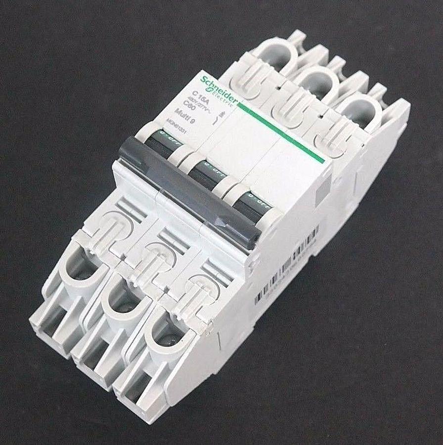 Used NEW SCHNEIDER ELECTRIC MGN61331 CIRCUIT BREAKER, 480Y/277V, C 15A, IEC 60947-2