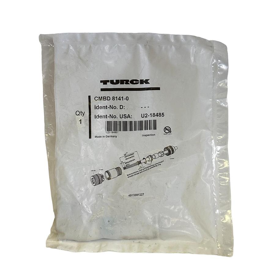 NEW TURCK CMBD 8141-0 / CMBD81410 STRAIGHT FEMALE M23 FIELD WIREABLE U2-18485