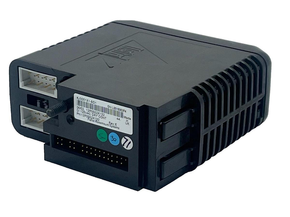 Used Emerson DeltaV KJ3001X1-BD1 Terminal Block I/O Vertical 12 Position Rev E